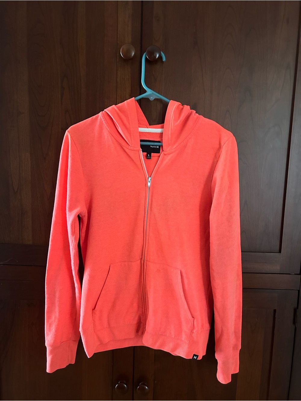 Hurley Coral Zip-Up Hoodie